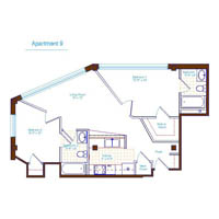 1400 W. Marshall St. apartment floorplans